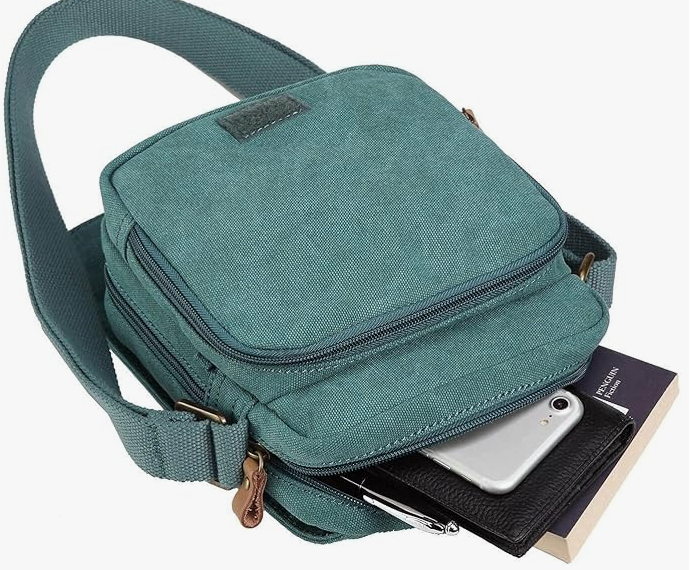 Classic Canvas Across Body Bag