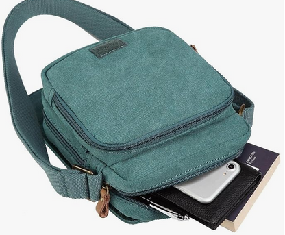 Classic Canvas Across Body Bag