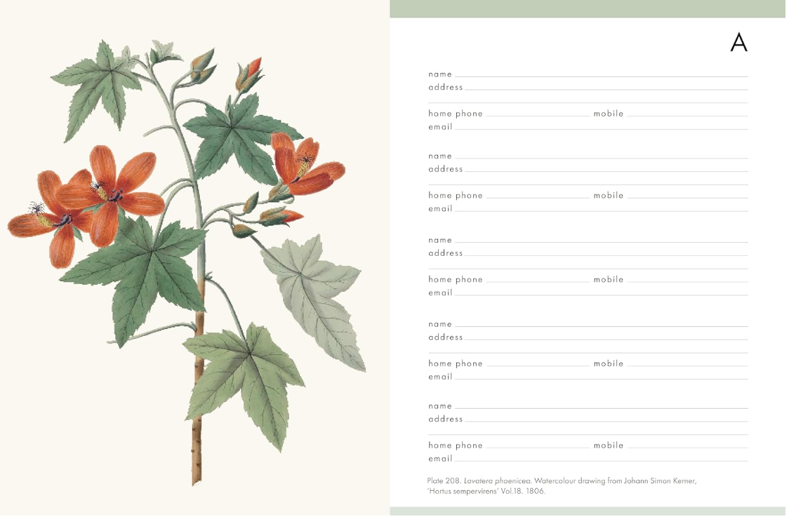Royal Horticultural Society Pocket Address Book