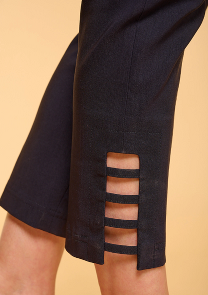 Lena 09 Ankle Grazer Trousers Black