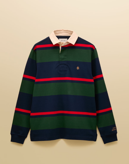 Navy & Green Stripe Rugby Shirt