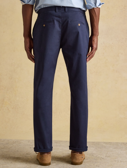 Classic Fit Navy Chino Trousers