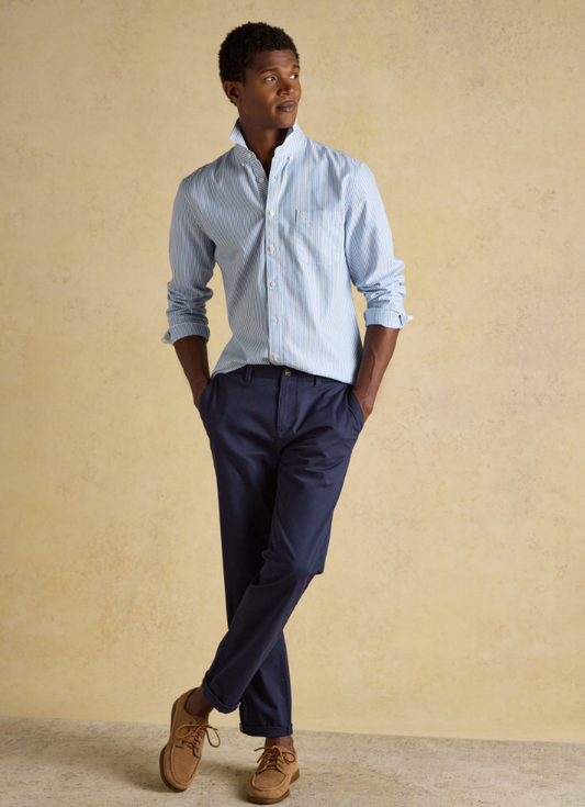 Joules Classic Fit Chino Trousers Navy