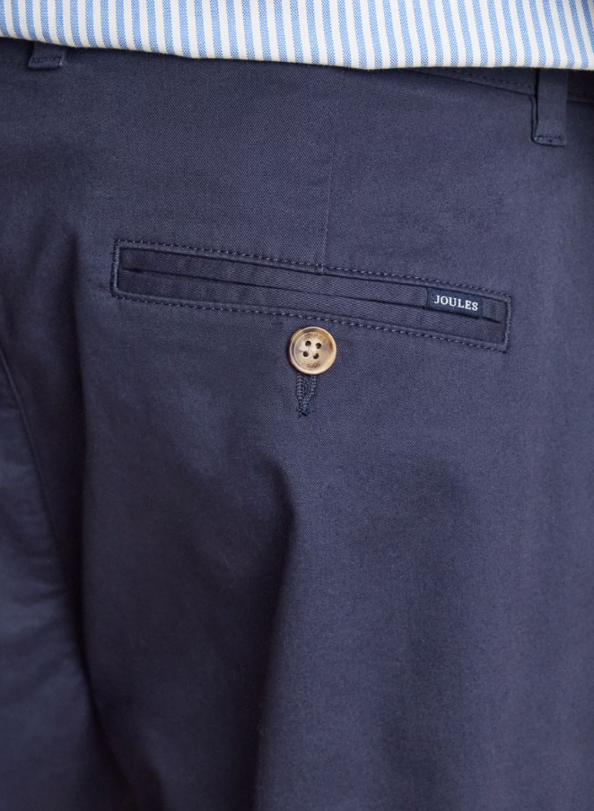Classic Fit Navy Chino Trousers