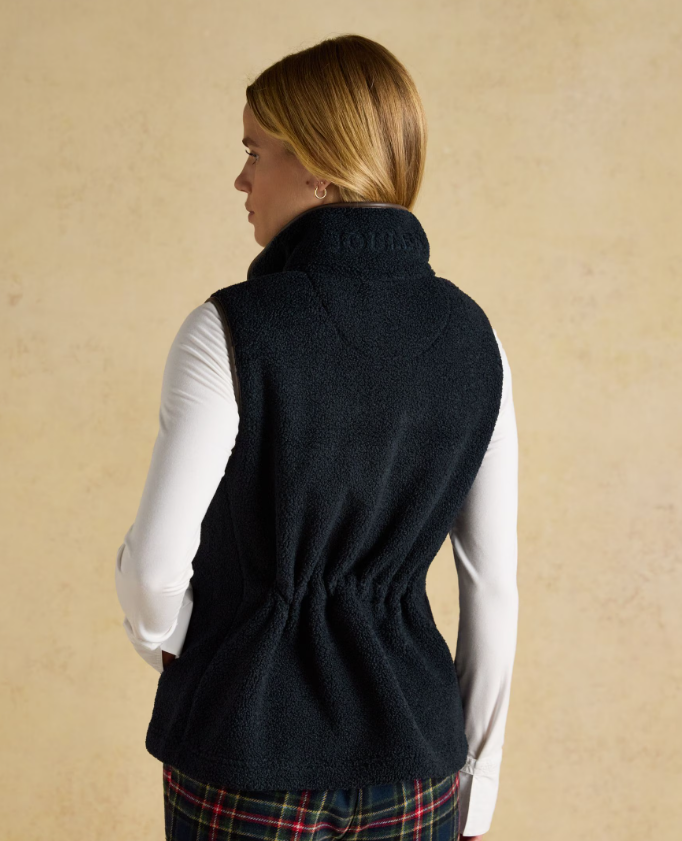 Joules Borg Heritage Fleece Gilet Navy
