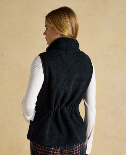 Joules Borg Heritage Fleece Gilet Navy