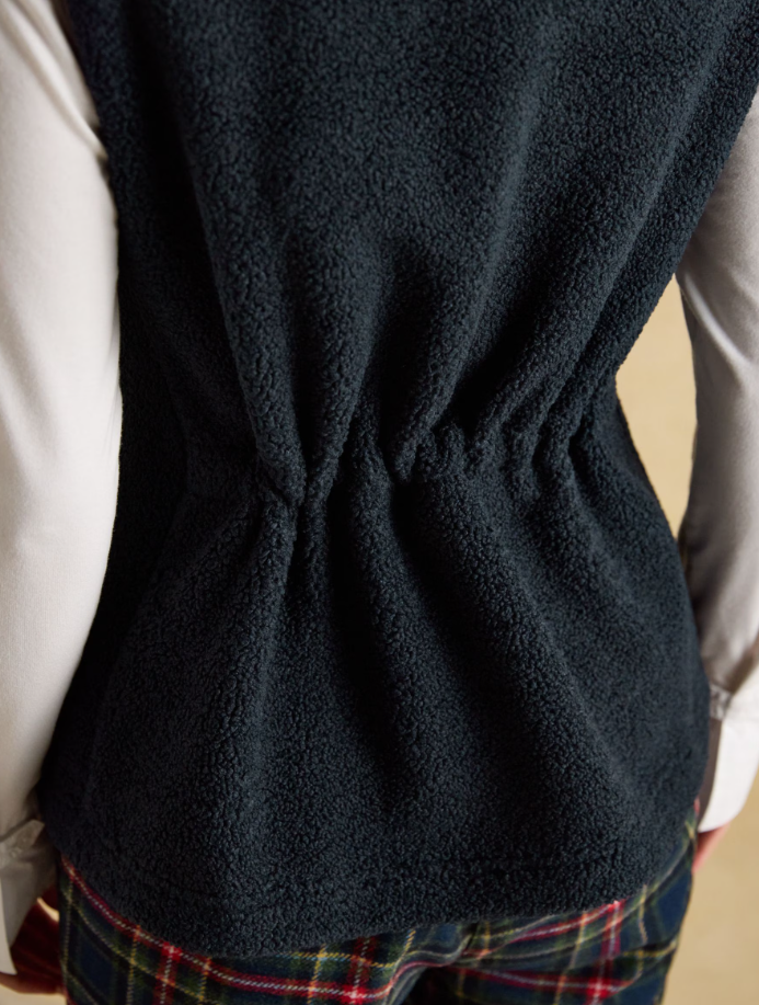 Joules Borg Heritage Fleece Gilet Navy