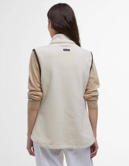 Barbour Country Colton Fleece Gilet Bright Pearl