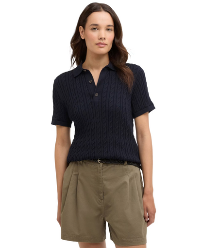 Hartland Knitted Polo Jumper
