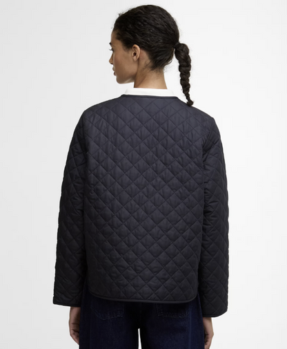 Cashel Collarless Quilted Jacket
