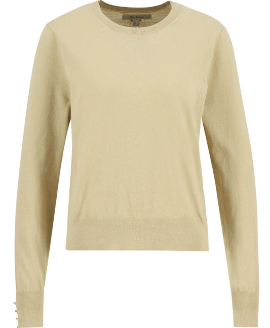Barbour Clover Knitted Jumper Cream