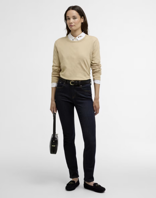 Barbour Clover Knitted Jumper Cream