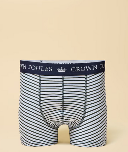 Crown Joules Rugby Themed Boxer Shorts - 2 Pack