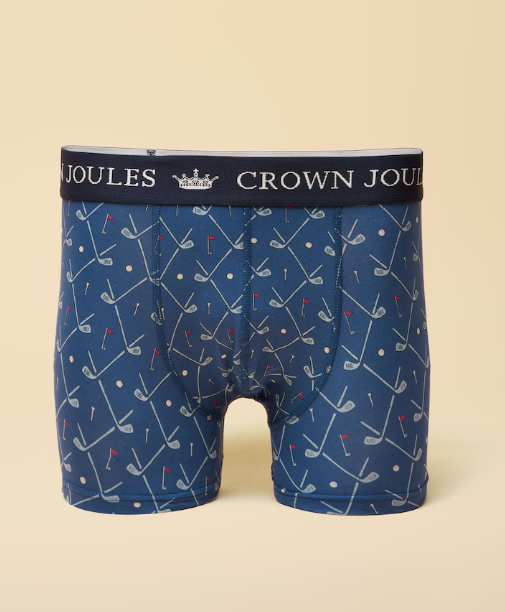 Crown Joules Golf Themed Boxer Shorts - 2 Pack