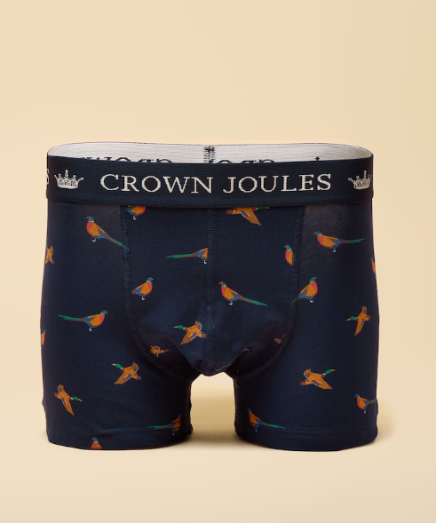 Joules Crown Joules Gamebird Themed Boxer Shorts - 2 Pack