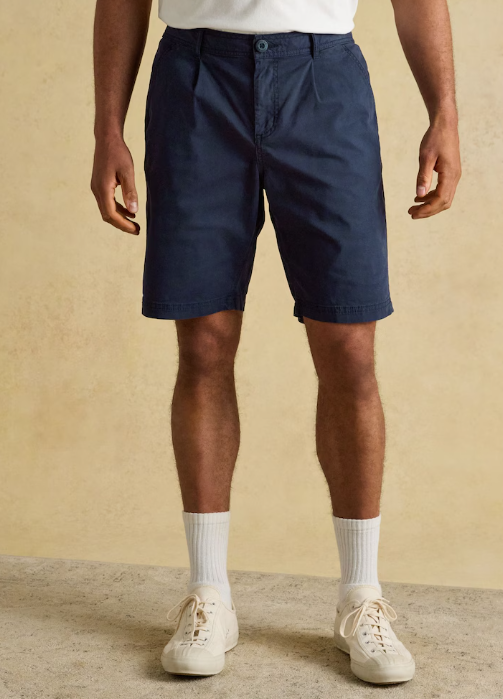 Norfolk Navy Relaxed Fit Chino Shorts