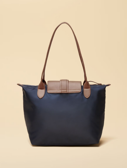 Edie Navy Shopper Bag