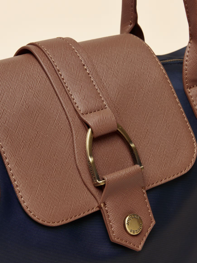 Edie Navy Shopper Bag