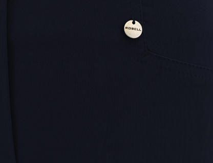 Rose 09 Ankle Grazer Trousers Navy