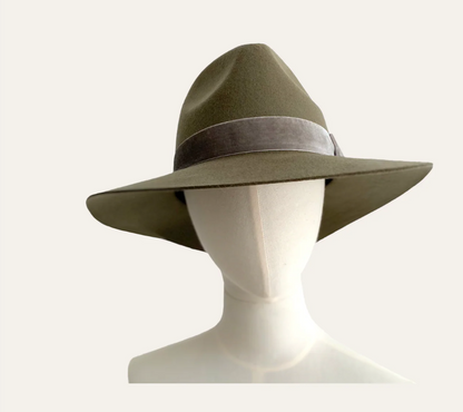 Barkworth Reeve Gunby Woollen Fedora Olive