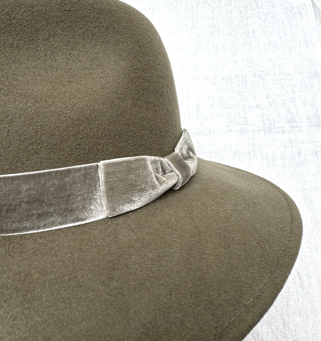 Barkworth Reeve Gunby Woollen Fedora Olive