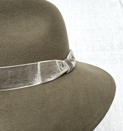 Barkworth Reeve Gunby Woollen Fedora Olive