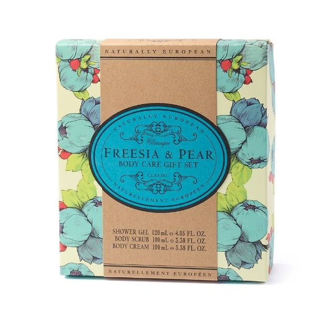 The Somerset Toiletry Co. Naturally European Freesia & Pear Body Care Set