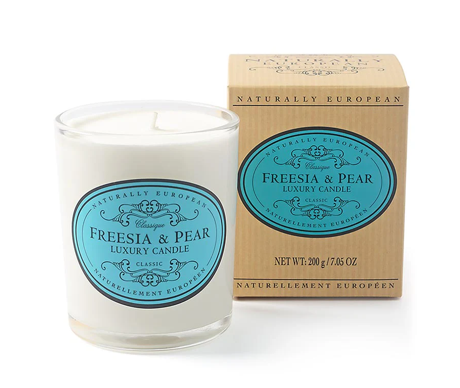 The Somerset Toiletry Co. Naturally European Freesia & Pear Scented Candle