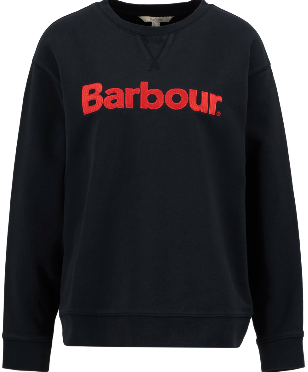 Barbour Hartland Crew Sweatshirt Navy