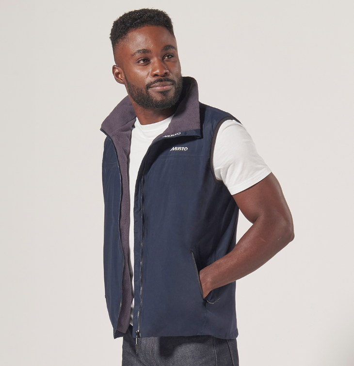 Musto Snug Polartec Gilet Navy
