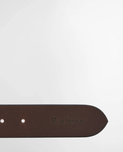 Contrast Brown & Black Leather Belt