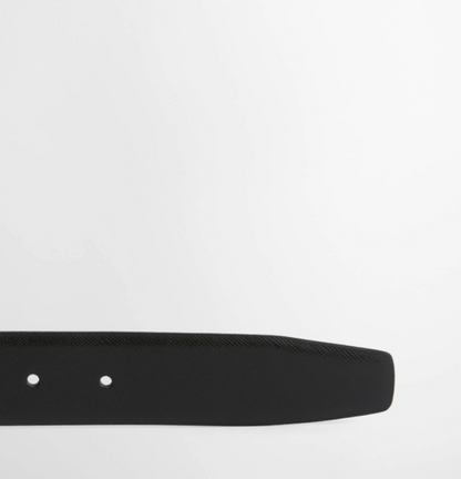 Clyde Black Leather Belt
