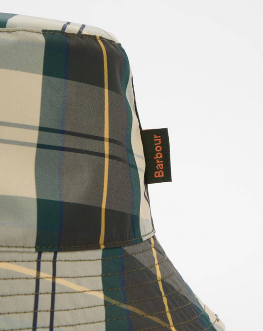 Barbour Hutton Reversible Bucket Hat Brown