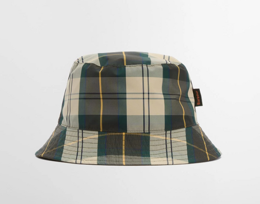 Barbour Hutton Reversible Bucket Hat Brown