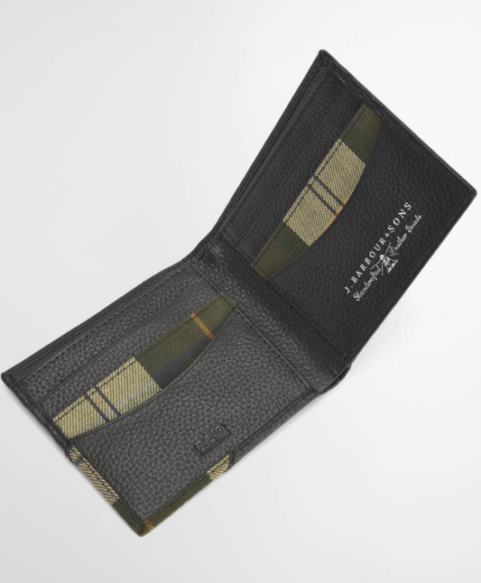 Barbour Tarbert Leather Wallet Brown