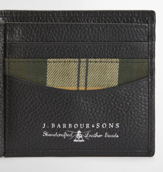 Barbour Tarbert Leather Wallet Brown