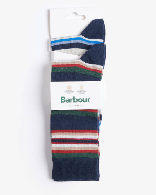 Summer Stripe 2 Pack Socks