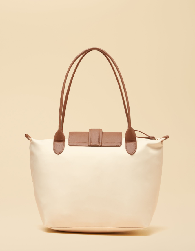 Edie Cream Shopper Bag