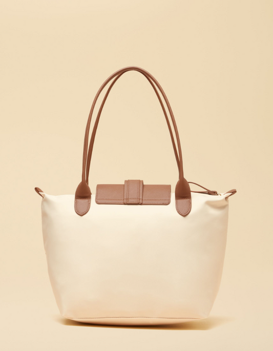 Edie Cream Shopper Bag
