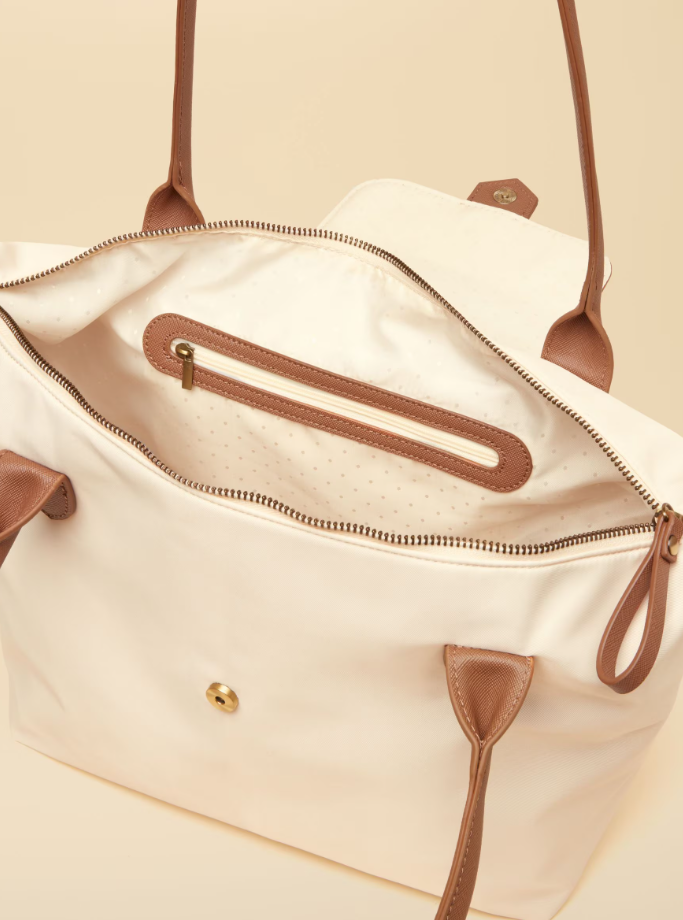 Edie Cream Shopper Bag