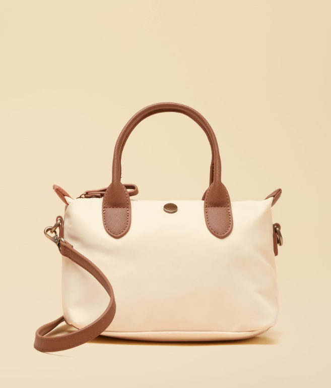 Edie Cream Crossbody Handbag