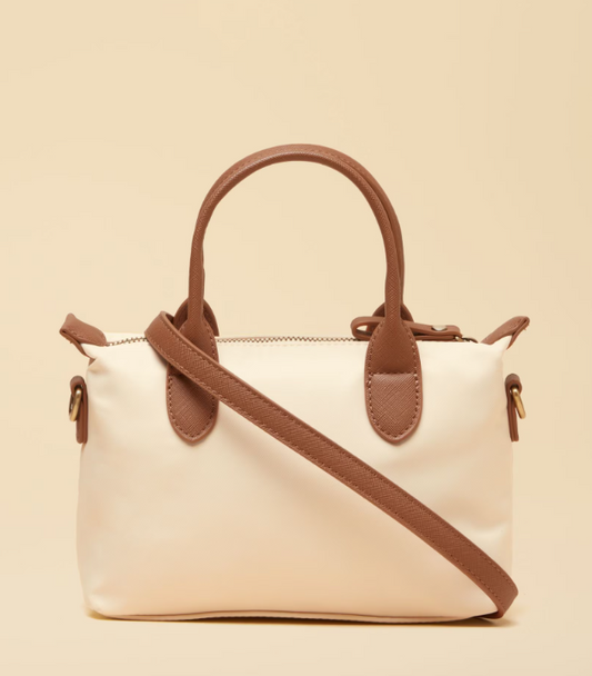 Edie Cream Crossbody Handbag