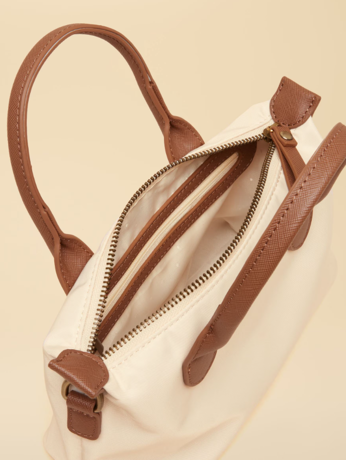 Edie Cream Crossbody Handbag
