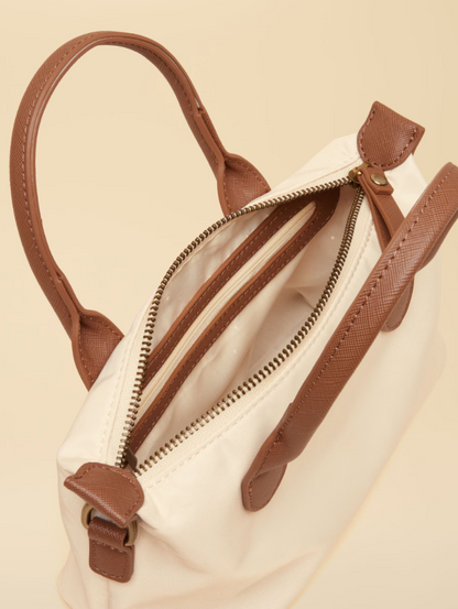Edie Cream Crossbody Handbag