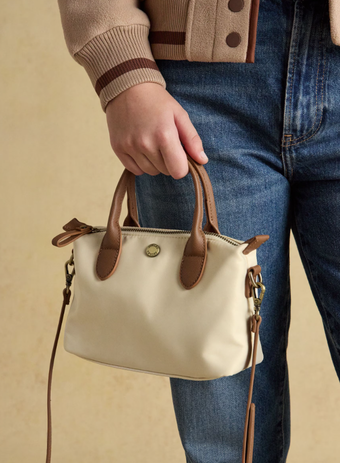 Edie Cream Crossbody Handbag