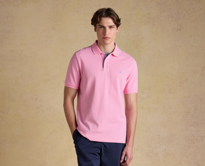 Joules Woody Polo Shirt Light Pink