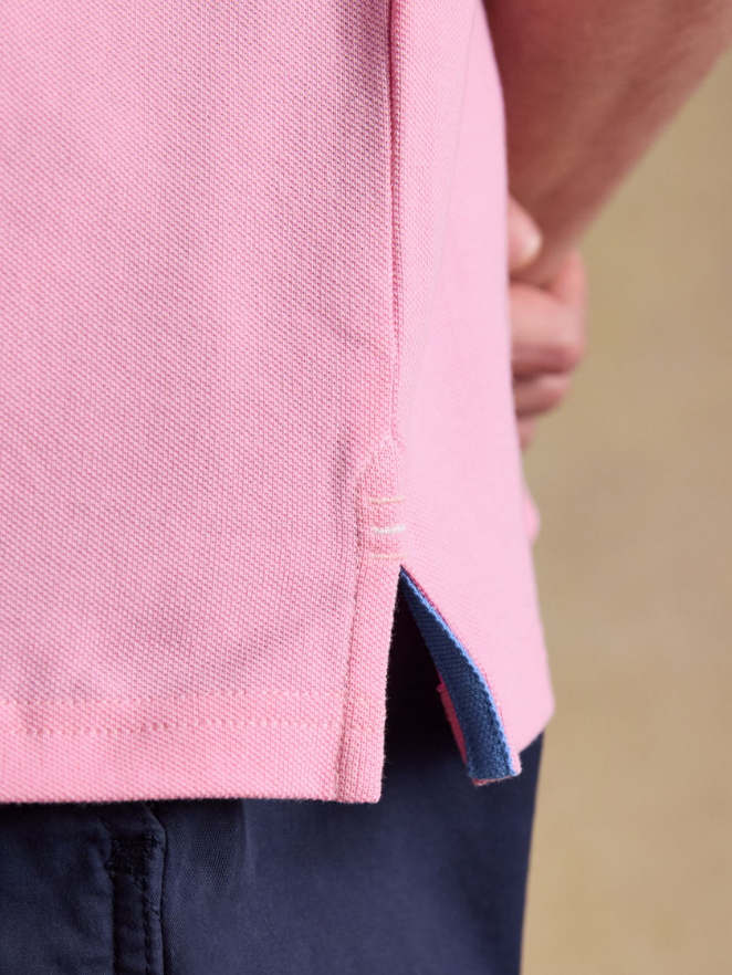 Joules Woody Polo Shirt Light Pink