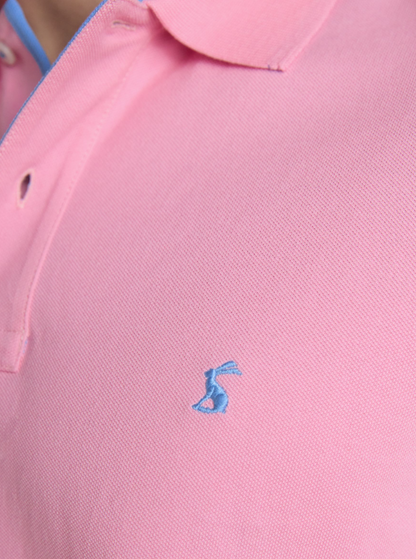 Joules Woody Polo Shirt Light Pink