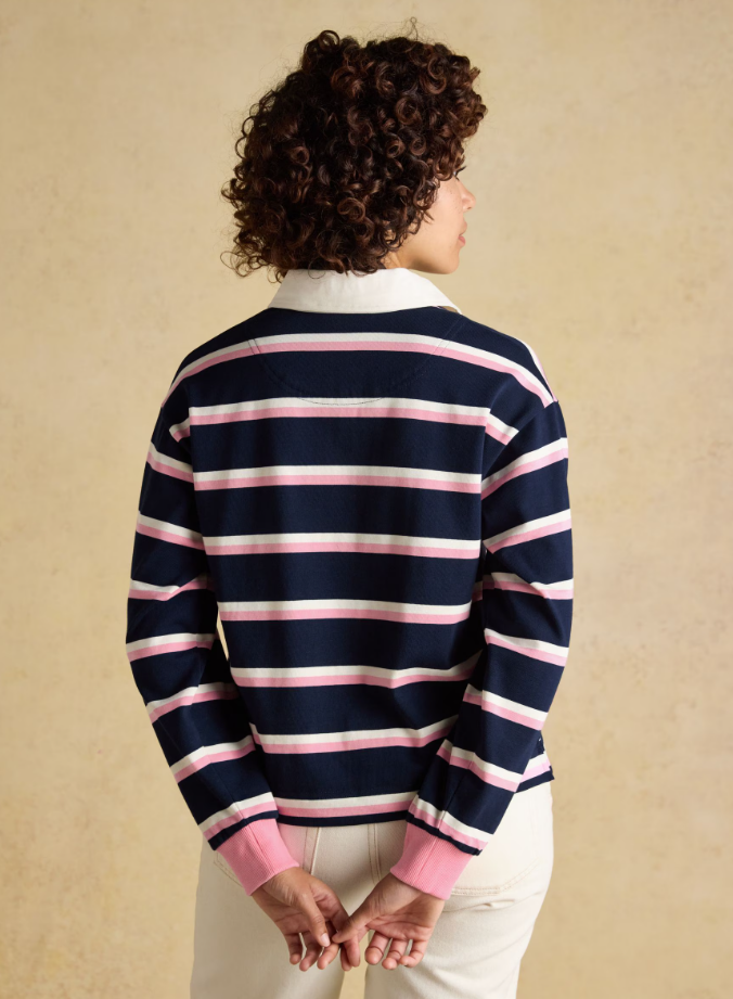 Joules Lara Rugby Shirt Navy