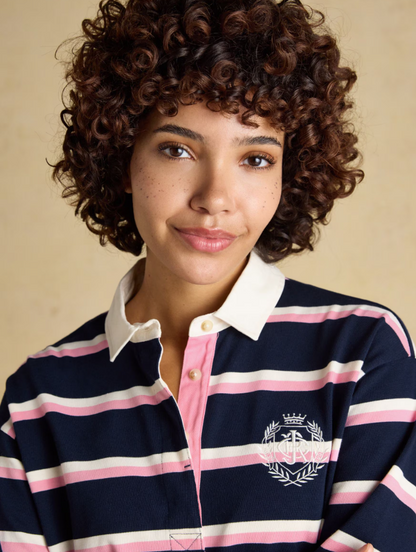 Joules Lara Rugby Shirt Navy